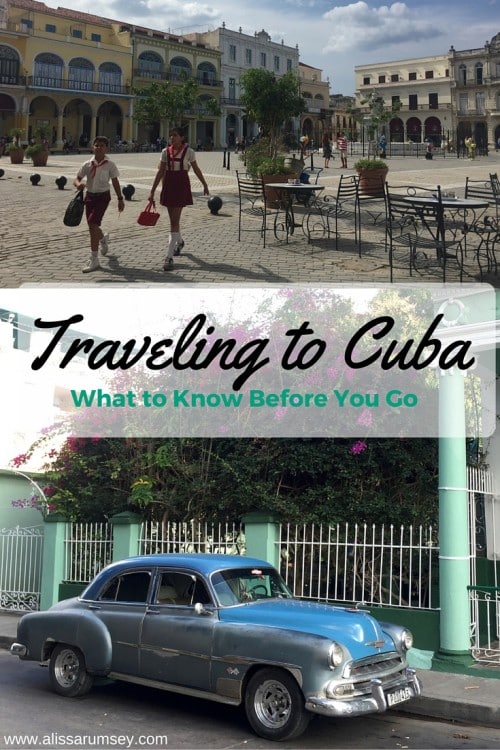 Traveling to Cuba