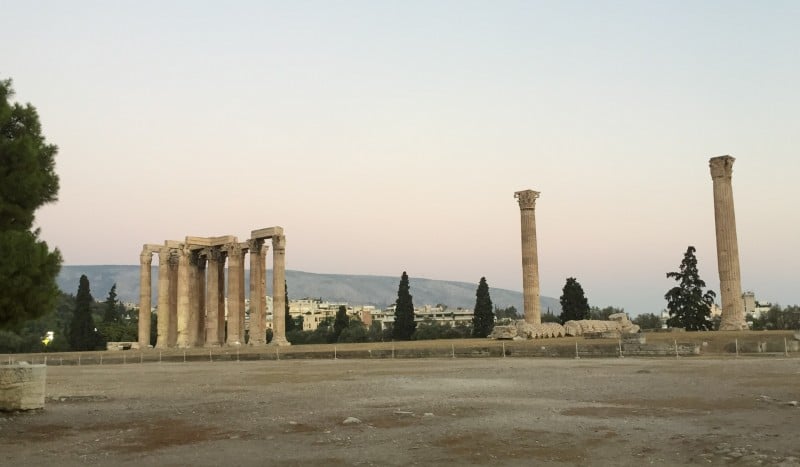 Temple of zeus athens greece