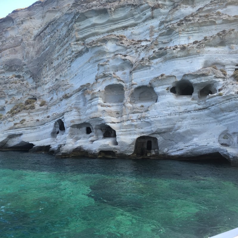 Milos boat trip Greece