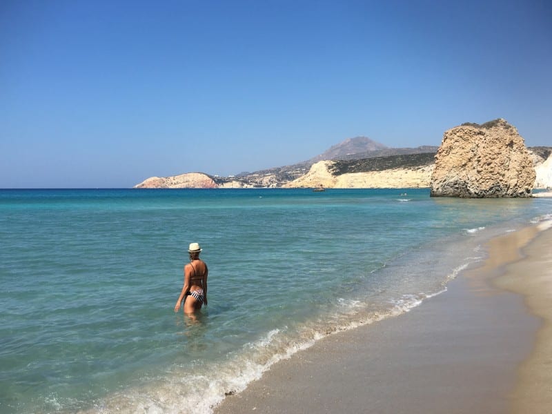 Firiplaka Beach Milos Greece