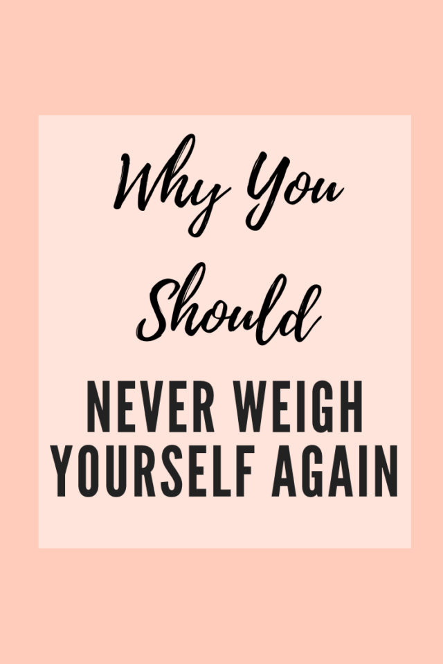 Why You Need To Stop Weighing Yourself Alissa Rumsey Nutrition