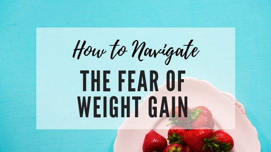 a pathological fear of weight gain