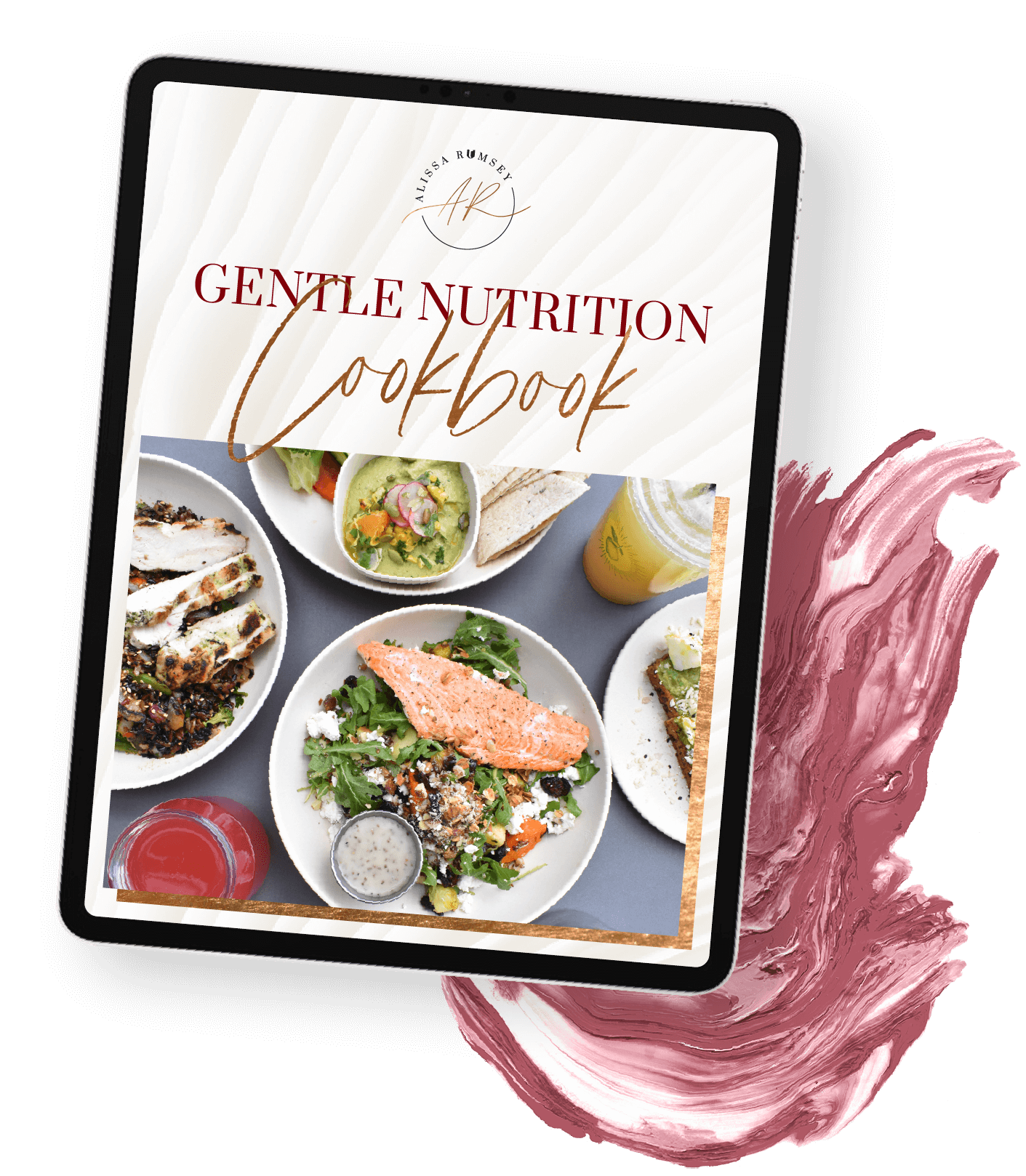 AR - Optin TY Build_Gentle Nut Cookbook Ipad Mockup