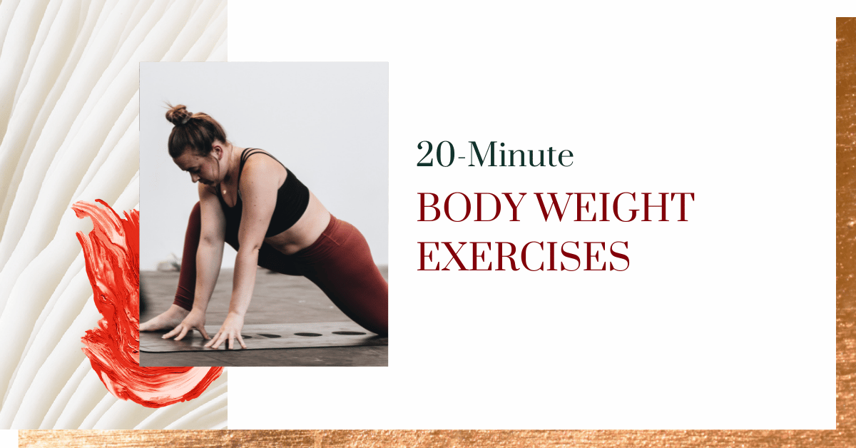 Bodyweight workout best sale 20 minutes