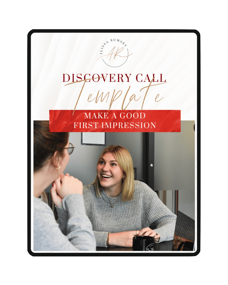 Free Biz Resources iPad Discovery Call Template